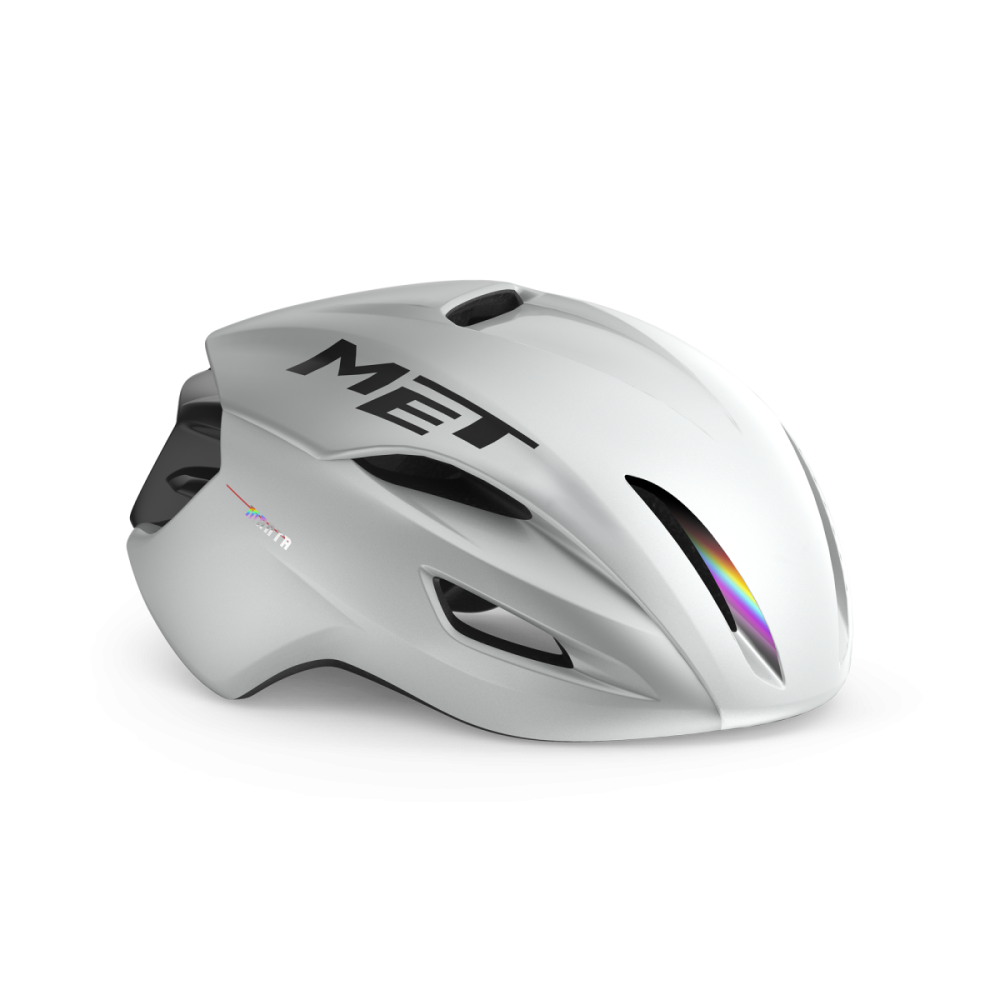 MET Rennrad Helm, MANTA MIPS, WHITE HOLOGRAPHIC, M