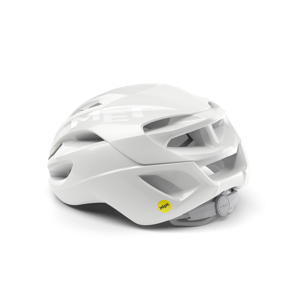 MET Rennrad Helm, RIVALE MIPS, ABSOLUTE WHITE