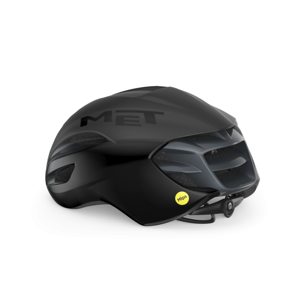 MET Rennrad Helm, MANTA MIPS, BLACK MATT GLOSSY, M